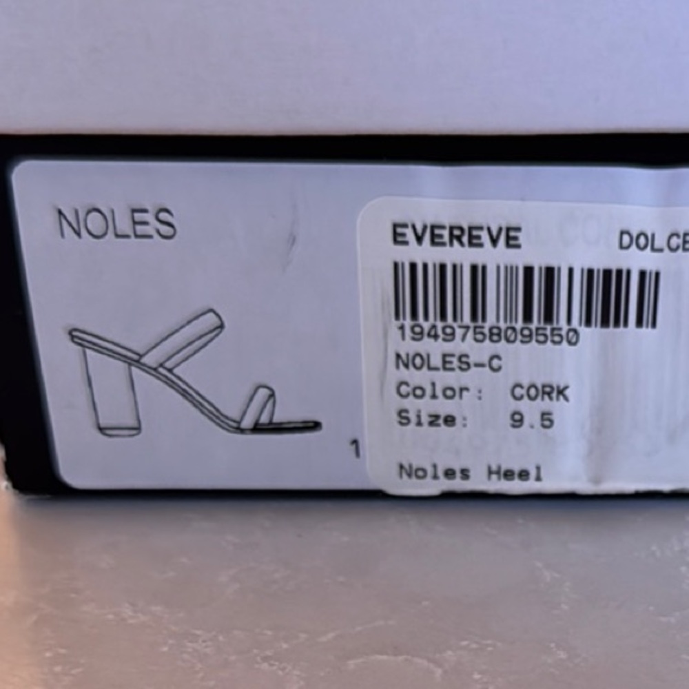 Cork High Heel Sandals - Picture 2 of 4